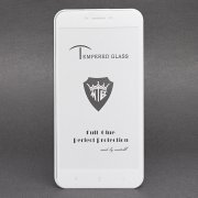 Защитное стекло для Xiaomi Redmi Go (полное покрытие)(белое)