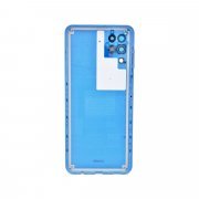 Задняя крышка для Samsung Galaxy A12 Nacho (A127F) (синяя) — 2