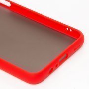Чехол-накладка PC041 для Samsung Galaxy A12 (A125F) (черно-красная) — 3