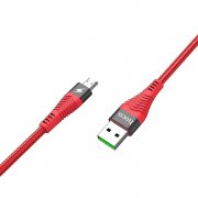 Кабель Hoco U53 Flash (USB - micro-USB) красный — 3