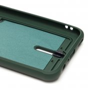 Чехол-накладка - SC304 с картхолдером для Huawei Honor 10 Lite (208683) (темно-зеленая) — 3