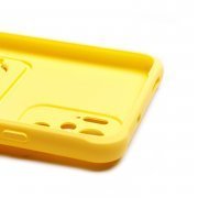 Чехол-накладка - SC304 с картхолдером для Xiaomi Redmi Note 10 (208780) (желтая) — 3