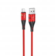 Кабель Hoco U93 для Apple (USB - lightning) (красный)