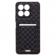 Чехол-накладка - SM022 c картхолдером для Huawei Honor X8a (226702) (черная)