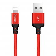 Кабель Hoco X14 Times Speed для Apple (USB - lightning) (красно-черный)