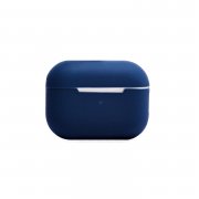 Чехол - Soft touch для кейса Apple AirPods Pro 2 (синий)