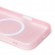 Чехол-накладка SafeMag для Apple iPhone 16 Pro (светло-розовая) — 3