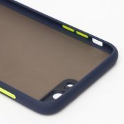 Чехол-накладка для Apple iPhone 8 Plus (черно-фиолетовая) — 2