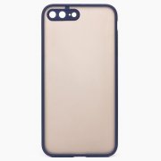 Чехол-накладка для Apple iPhone 8 Plus (черно-фиолетовая) — 1