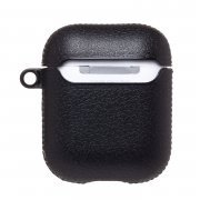 Чехол для кейса Apple AirPods 2 с карабином (черный) — 3