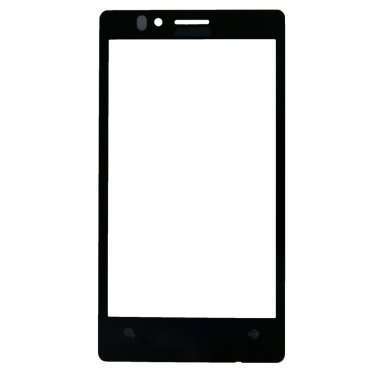 Стекло для Nokia Lumia 925 (черное) — 1
