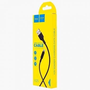 Кабель Hoco X25 Soarer для Apple (USB - Lightning) черный &mdash; 3