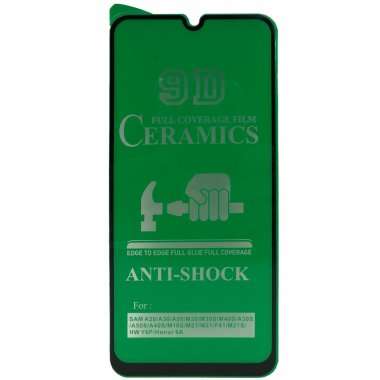 Защитное стекло для Samsung Galaxy A30s (A307F) (полное покрытие)(черное) &mdash; 1