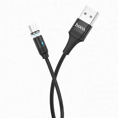 Кабель HOCO U76 магнитный (USB - micro-USB) черный &mdash; 1