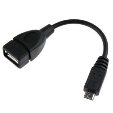 Кабель (переходник) Glossar (OTG - mini-USB) черный — 1
