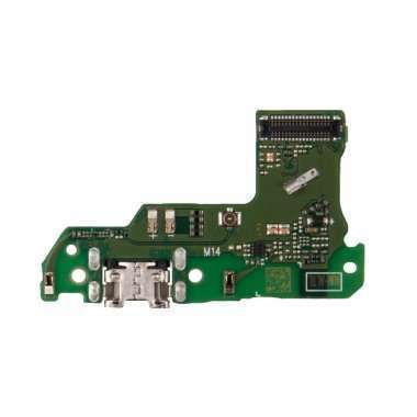 Шлейф для Huawei Y6 Prime 2018 плата на разъем зарядки/микрофон Премиум