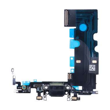 Шлейф для Apple iPhone SE 2022 плата на разъем зарядки/микрофон (черный) &mdash; 1