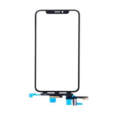 Стекло в сборе с тачскрином и OCA пленкой для Apple iPhone X (xчерное)