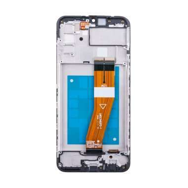 Дисплейный модуль с тачскрином для Samsung Galaxy A02s (A025F) (черный) (AA) &mdash; 3