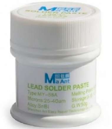 Паста паяльная MaAnt MY-58A (50 г) 158°C &mdash; 1