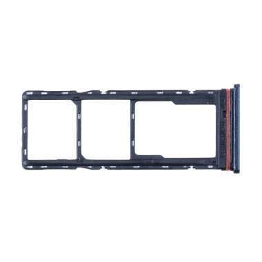 Контейнер SIM для Infinix Smart 6 (черный) &mdash; 1