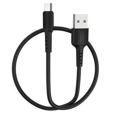 Кабель Borofone BX16 Easy (USB - micro-USB) черный — 5