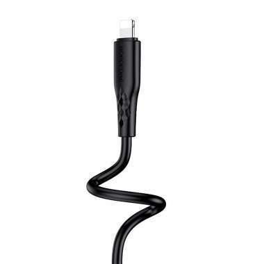 Кабель Borofone BX48 для Apple (USB - lightning) (черный) — 7