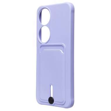 Чехол-накладка - SC304 с картхолдером для Huawei Honor X7b (227649) (светло-лиловая) — 7