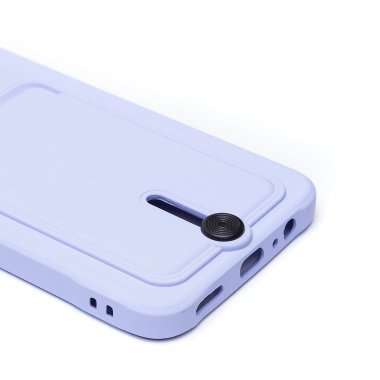 Чехол-накладка - SC304 с картхолдером для Huawei Honor X7b (227649) (светло-лиловая) — 4