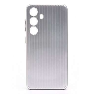 Чехол-накладка - PC089 для Samsung Galaxy S24 (S926B) (серебристая) — 1