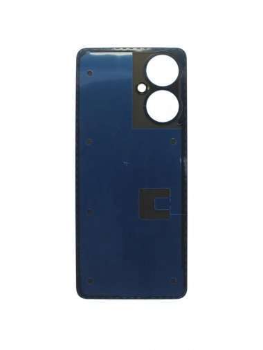 Задняя крышка для Tecno Camon 19 (черная) премиум — 2