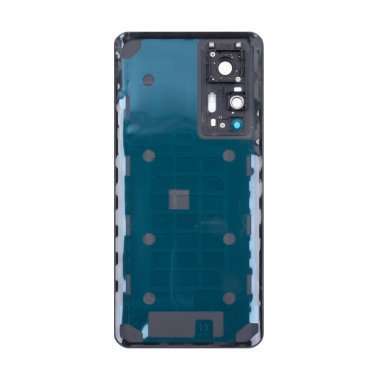 Задняя крышка для Xiaomi 12T Pro (черная) (матовая) премиум Задняя крышка для Xiaomi 12T Pro (черная) (матовая) премиум