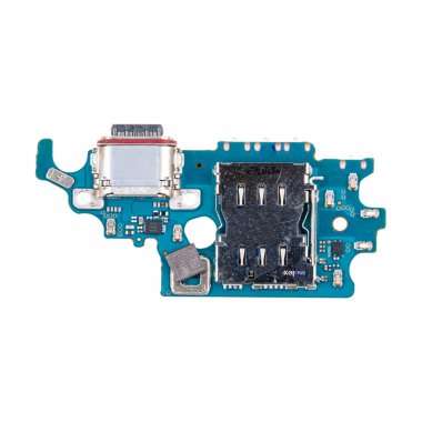 Шлейф для Samsung Galaxy S21 (G991U) плата на разъем зарядки/разъем SIM/микрофон &mdash; 1