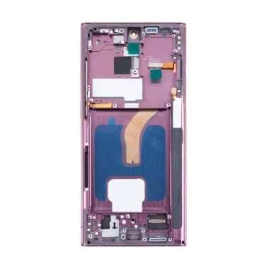 Дисплейный модуль с тачскрином для Samsung Galaxy S22 Ultra (S908B) (бордовый) (OLED) — 1